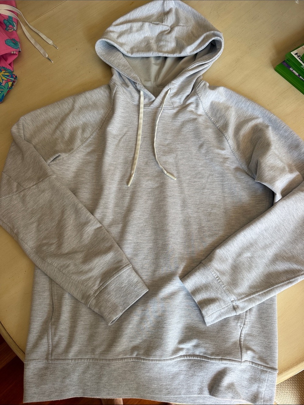 lululemon athletica Men's Heather Light Gray Hoodie